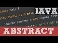 Abstract classes in Java Object-oriented programming