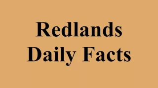 Redlands Daily Facts