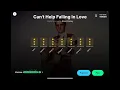 Elvis Presley | Can’t Help Falling In Love | Yousician Bass | Level 3 | Simplified Bassline