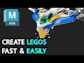 Maya script for modeling Brick it