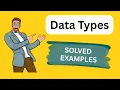DATA TYPES - Practice Challenges