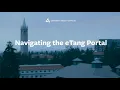 Navigating the eTang Portal