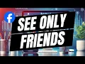 How To See ONLY Your Friends Posts On Facebook