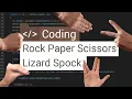 Coding Rock Paper Scissors Lizard Spock Game ASMR Programming
