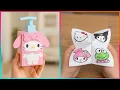 Cute HELLO KITTY SANRIO Easy Paper Crafts To Do When Bored