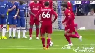 مهارات محمد صلاح على مهرجان شفت يا فرده دندنها