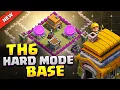 New BEST TH6 War BASE for HARD MODE in 2025 INSANE Town Hall 6 Base Link Proof Replays