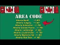 Alberta State Area codes Banf Area Code