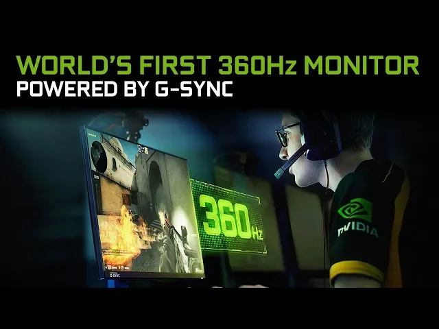 WORLD'S FIRST 360Hz Monitor - Powered by NVIDIA G-SYNC