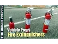 Fire Extinguishers Types Mounting Demo Vehicle Preps