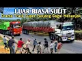 Download Lagu Luar Biasa Sulit‼️Drama Truck Super Panjang Dari Jepang Terjebak Di Bukit Kodok