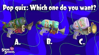 Splatoon Raiders Weapon Variants