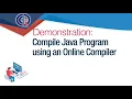 Compile Java Program Online