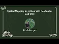 Spatial Mapping in Python with GeoPandas and OpenStreetMap - Erich Purpur