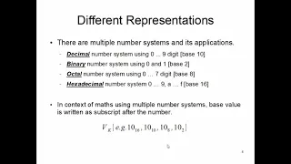 CS47 Lecture 3 Part 1 Number Representation Conversion