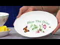 Lenox Butterfly Meadow Porcelain Bowl Tray on QVC