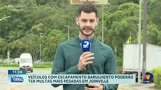 Projeto quer ampliar multas para escapamentos barulhentos e reduzir ruído em Joinville