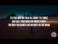 David J - Because of You (Lyrics) "it's the way we talk all night till 3"
