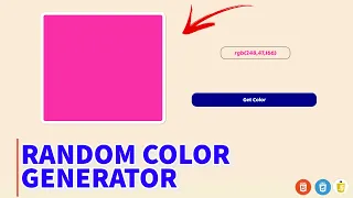 Random Color Generator in RGB values using Random RGB Color Generator