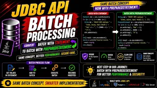 JDBC Tutorial 2 Batch Processing using PreparedStatement