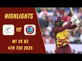 Lagu West Indies vs New Zealand 4th T20 2025 Highlights | WI vs NZ