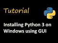 Installing Python on Windows