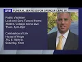 Funeral services announced for Spencer Leak Jr Vice President of Leak and Sons