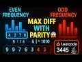 Leetcode 3445 Maximum Difference Between Even and Odd Frequency II Sliding Window Bitmask