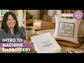 Intro to Machine Embroidery Lesson 1 How to Transfer Embroidery Designs