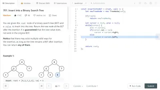 LeetCode 701 Medium Insert into a Binary Search Tree