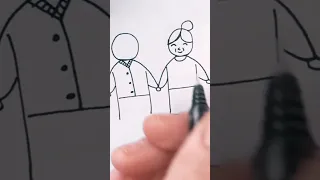 رسم الجد والجدة من حرف H بخطوات سهله وبسيطه Drawing Art رسم Draw رسم سهل رسومات رسمتي 