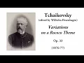 Tchaikovsky: Variations on a Rococo Theme, Op. 33 (with Score)