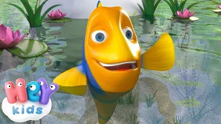 The Fish song for kids Nursery rhymes for babies and toddlers - HeyKids