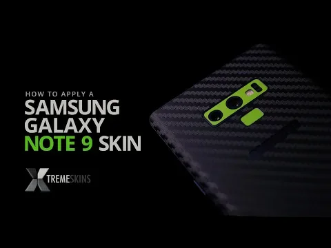 Download MP3 How to apply a Samsung Galaxy Note 9 skin | XtremeSkins