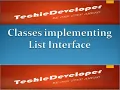 06 Classes Implementing List Interface