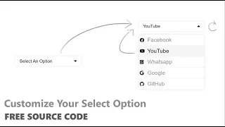 Custom Select Option Styles HTML CSS and JavaScript Guide web effect rayen-code