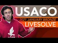 USACO 2021 January Contest Bronze Full Contest Python Livesolve