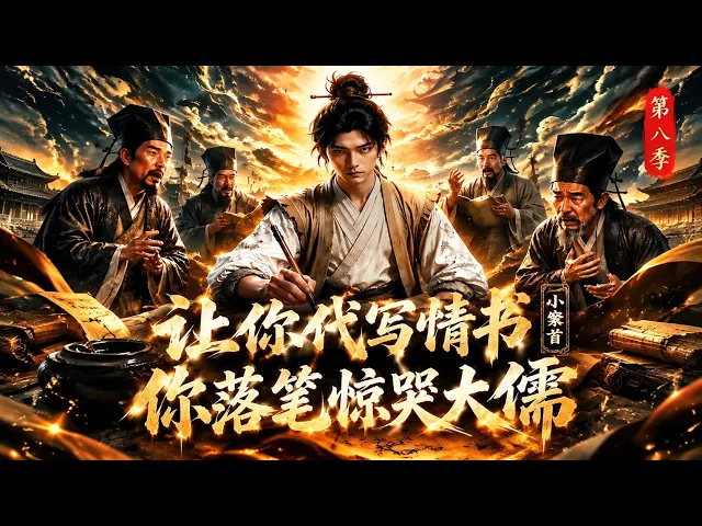 让你代写情书，小案首你落笔惊哭大儒