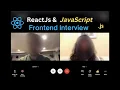 ReactJs JavaScript Mock Frontend Interview - Most Asked Questions-2022 Part