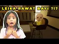 Lagu PERTAMA KALI LEIKA MERAWAT ADIK BAYI😱 ROBLOX