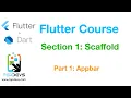 Flutter Course - Section 1 Scaffold