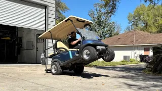 Building a ridiculously fast Golf Cart 70 mph wheelies on demand
