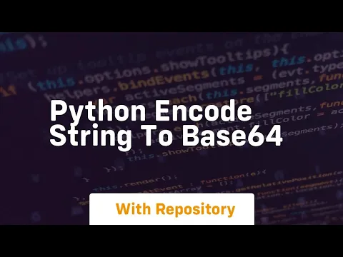 Download MP3 python encode string to base64