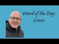 Word of the day Crass
