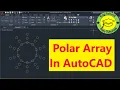 How to use Polar Array In AutoCAD