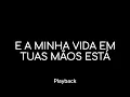 Os Planos de Deus - Vitor Santana - Playback Letra