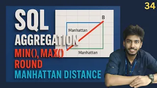 34 Weather observation station 18 Hackerrank sql questions SQL sql tutorial sql full course
