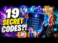 I Tried ALL 19 Secret Lobby Codes in Fortnite