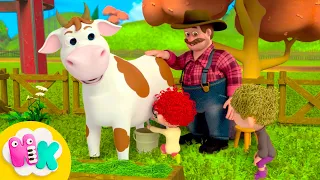 Nella fattoria andiamo 🐷🧑‍🌾 Animali per neonati 🐮 Canzone per Bambini | HeyKids Italiano
