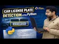 Real Time Car Number Plate Extraction using Machine Learning Python OpenCV Tensorflow